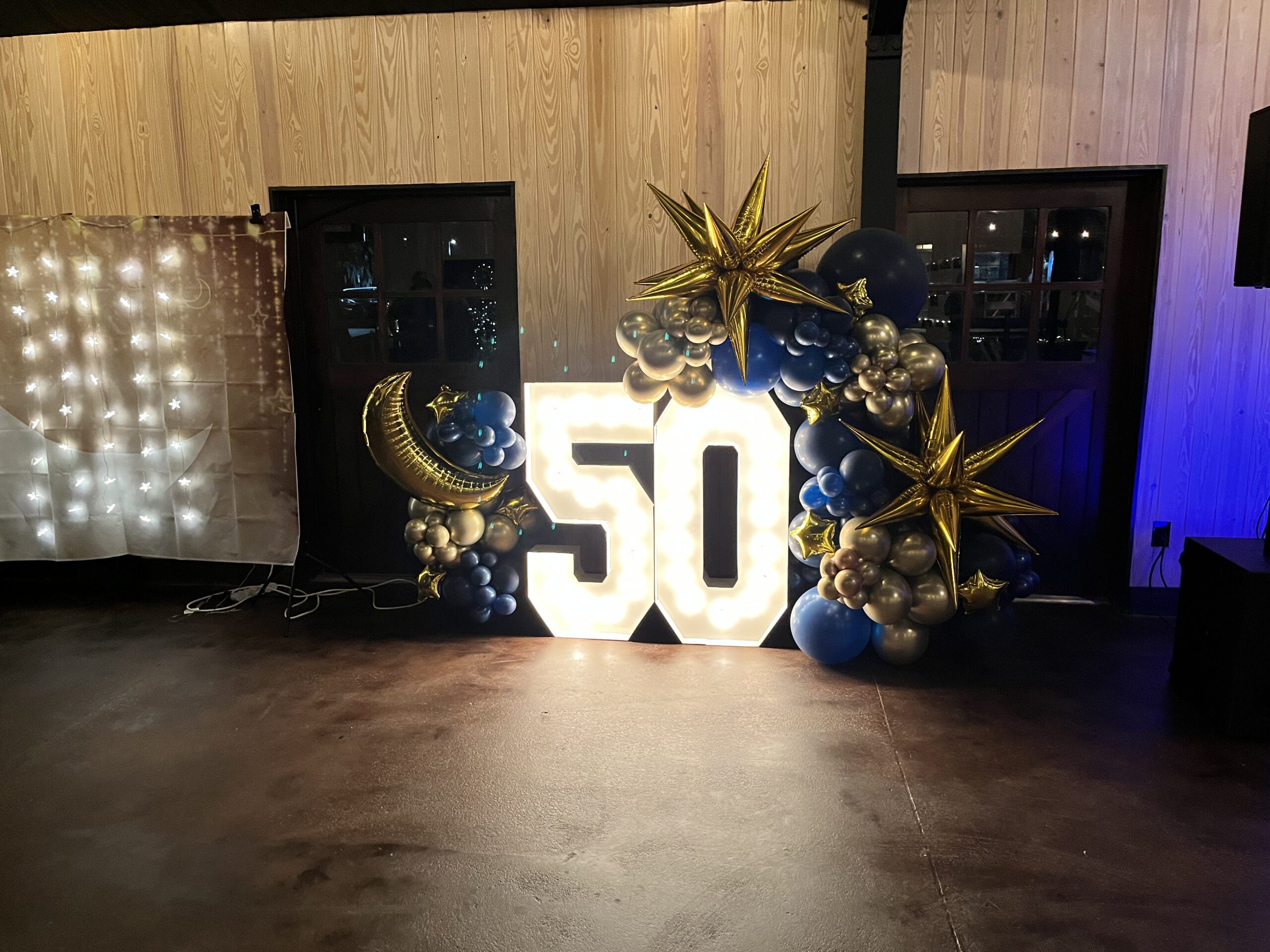 50th Lighted Sign(1)